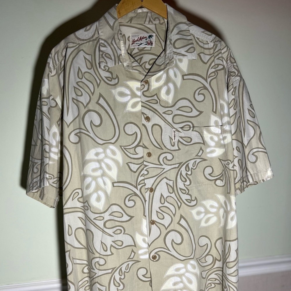 Vintage Authentic Local Motion Hawaiian Shirt XL